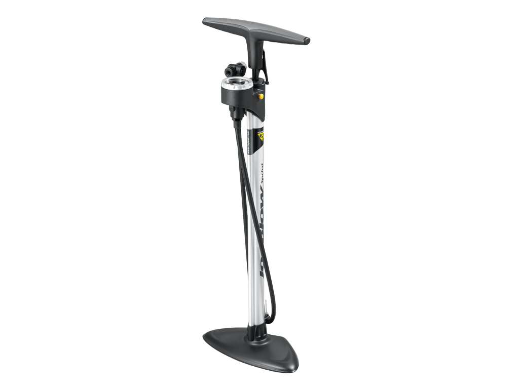 Велосипедный ножной насос Topeak Joeblow Sprint с индикатором черный-серебристый TJB-SPT