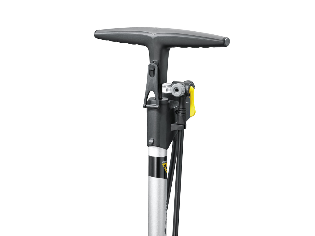 Велосипедный ножной насос Topeak Joeblow Sprint с индикатором черный-серебристый TJB-SPT
