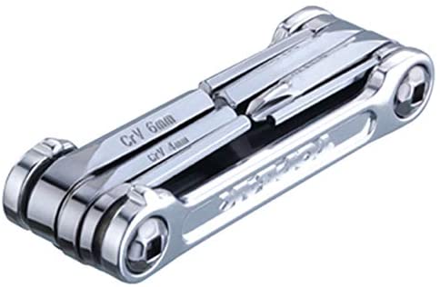 Набор шестигранных ключей Topeak Mini 9 Pro для велосипеда, 9 функций, серебристый TT2551S