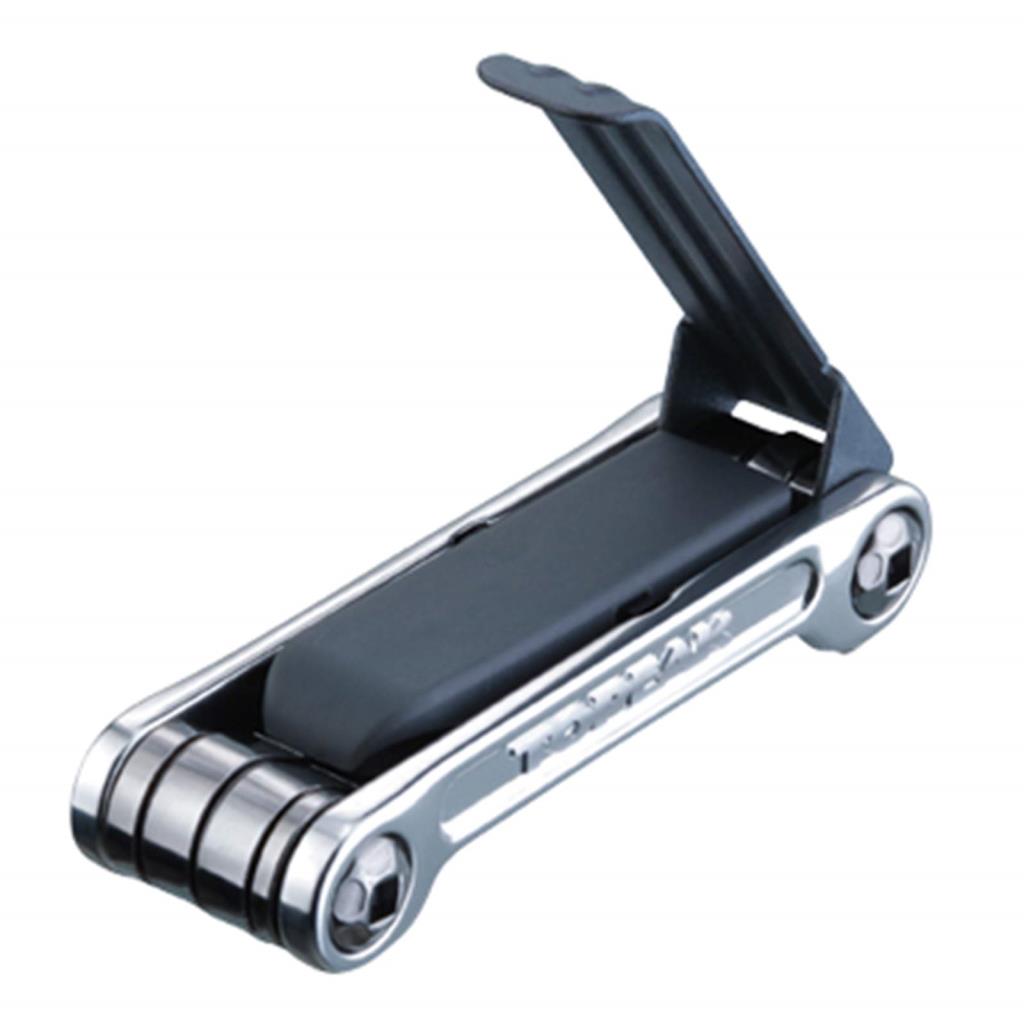 Набор шестигранных ключей Topeak Mini 9 Pro для велосипеда, 9 функций, серебристый TT2551S
