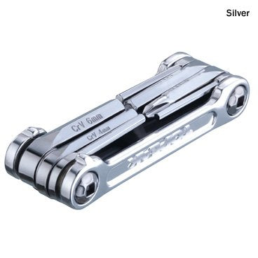 Набор шестигранных ключей Topeak Mini 9 Pro для велосипеда, 9 функций, серебристый TT2551S