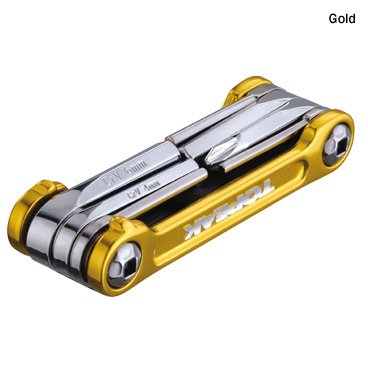 Topeak Mini 9 Pro Многофункциональный 9-функциональный велосипедный набор карманных ножей Allen, желтый TT2551GD