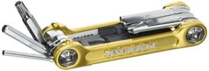 Topeak Mini 9 Pro Многофункциональный 9-функциональный велосипедный набор карманных ножей Allen, желтый TT2551GD