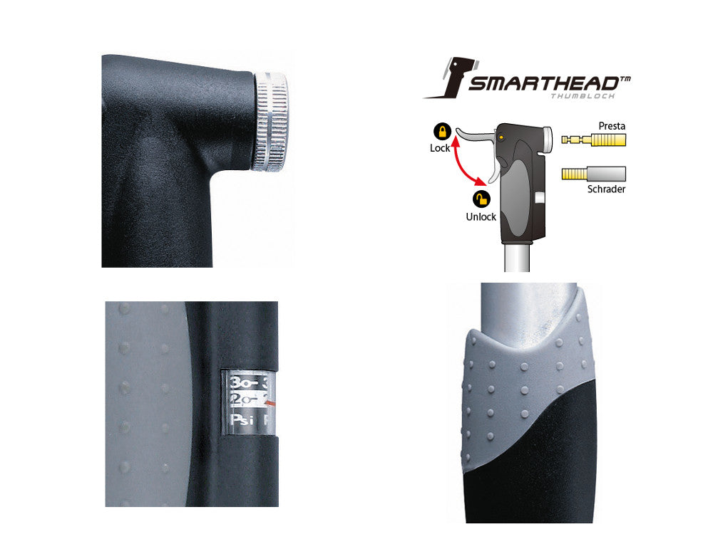 Topeak Mini Dual Dxg Bicycle Pump with Indicator 170Gr TMD-2G