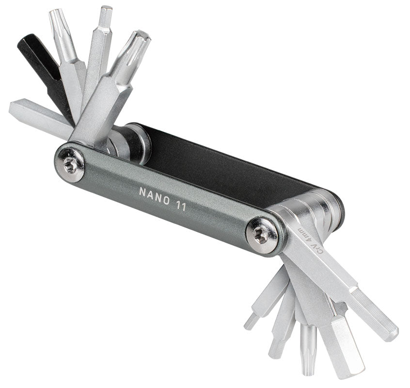 Topeak Nano 11 Alyen Anahtar Seti CNC Kesim 9 Fonksiyonlu TT2625 250501
