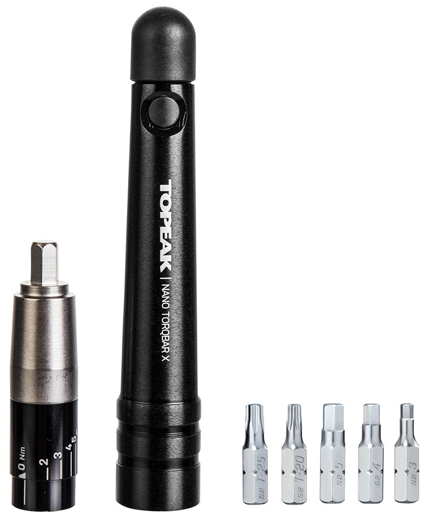 Динамометрический ключ Topeak Nano TorqBar X 2–6 Нм, 11 функций TT2576 250495