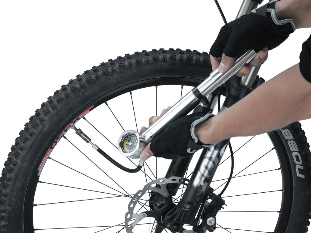 TOPEAK SHOCK N ROLL LASTİK VE SÜSPANSİYON POMPASI