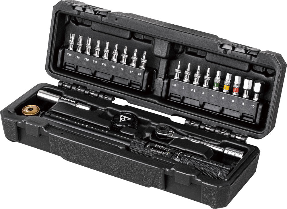 Динамометрический инструмент Topeak Torq Stick Pro 4-20 Нм 18 наконечников TT2601