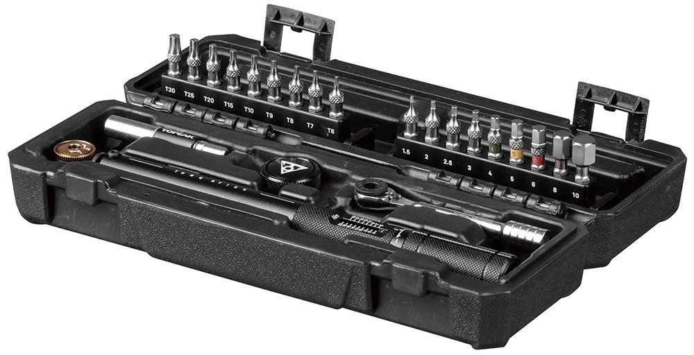 Динамометрический инструмент Topeak Torq Stick Pro 4-20 Нм 18 наконечников TT2601