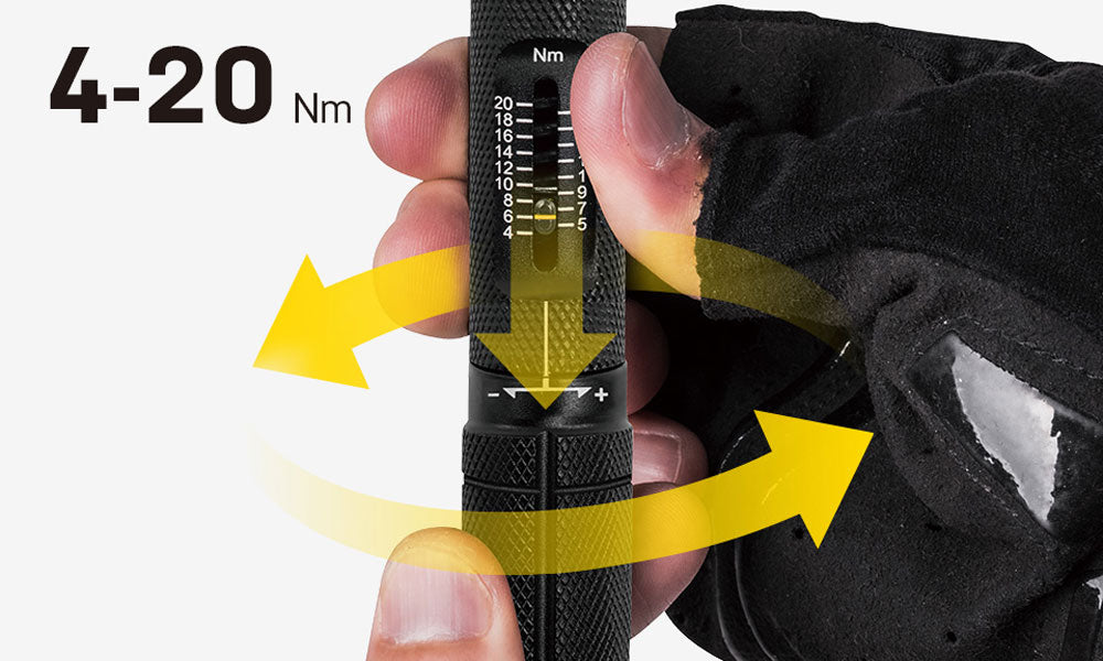 Динамометрический инструмент Topeak Torq Stick Pro 4-20 Нм 18 наконечников TT2601