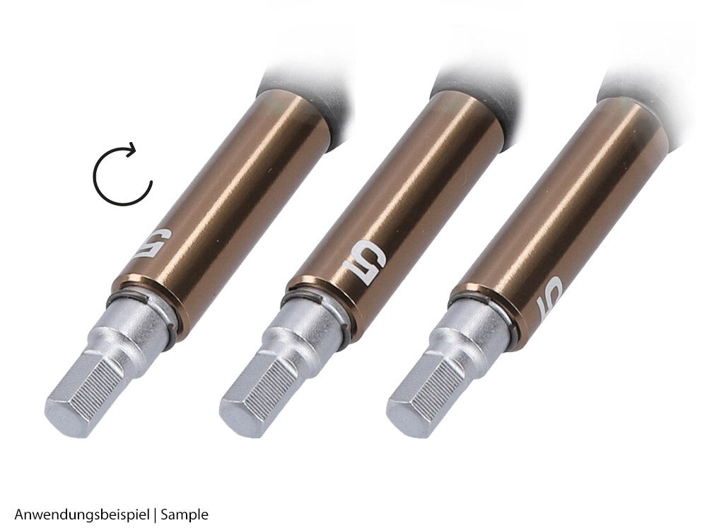 Шаровая головка Topeak yhEX T Allen Hexagon Gen 4/5/6 мм, скоростная втулка TT2598