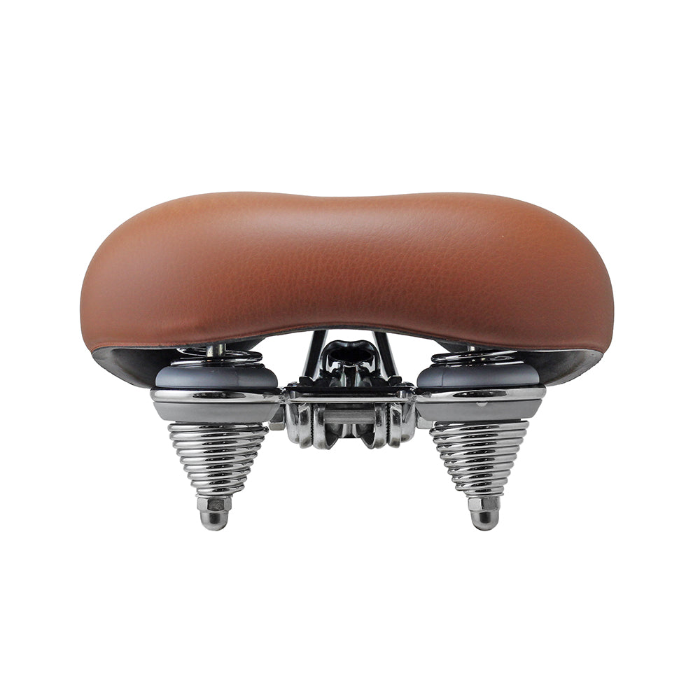 UGR KNUS Kahverengi Yaylı Bisiklet Selesi KS-9029 22x26cm SLE-388