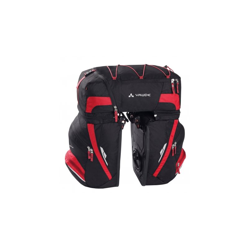 VAUDE KARAKORUM BICYCLE REAR SADDLE BAGS 68 LT BLACK/GREY