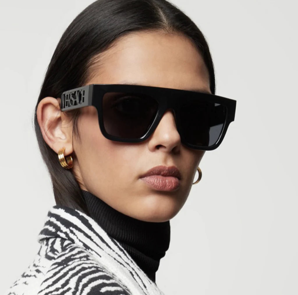 Versace 0VE4430U Поляризованные солнцезащитные очки GB1/81 Черные Polar Темно-серые