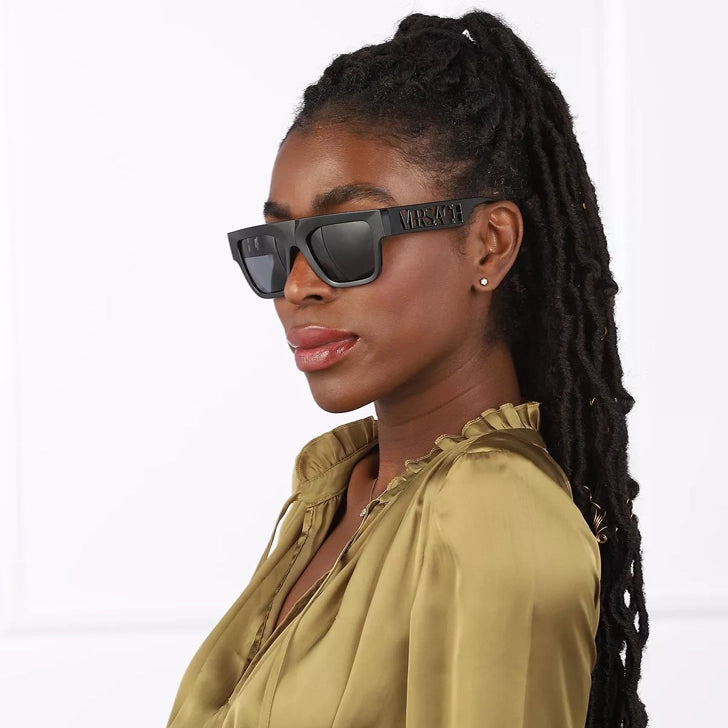 Versace 0VE4430U Поляризованные солнцезащитные очки GB1/81 Черные Polar Темно-серые