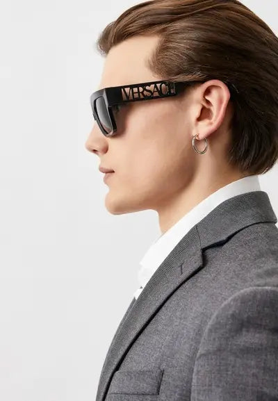 Versace 0VE4430U Поляризованные солнцезащитные очки GB1/81 Черные Polar Темно-серые