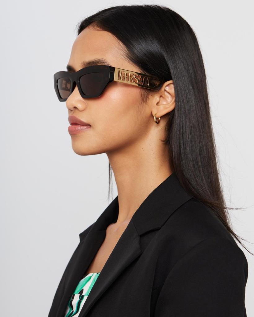 Versace 0VE4432U Солнцезащитные очки GB1/87 Черные Темно-Серые 53 Ekartman