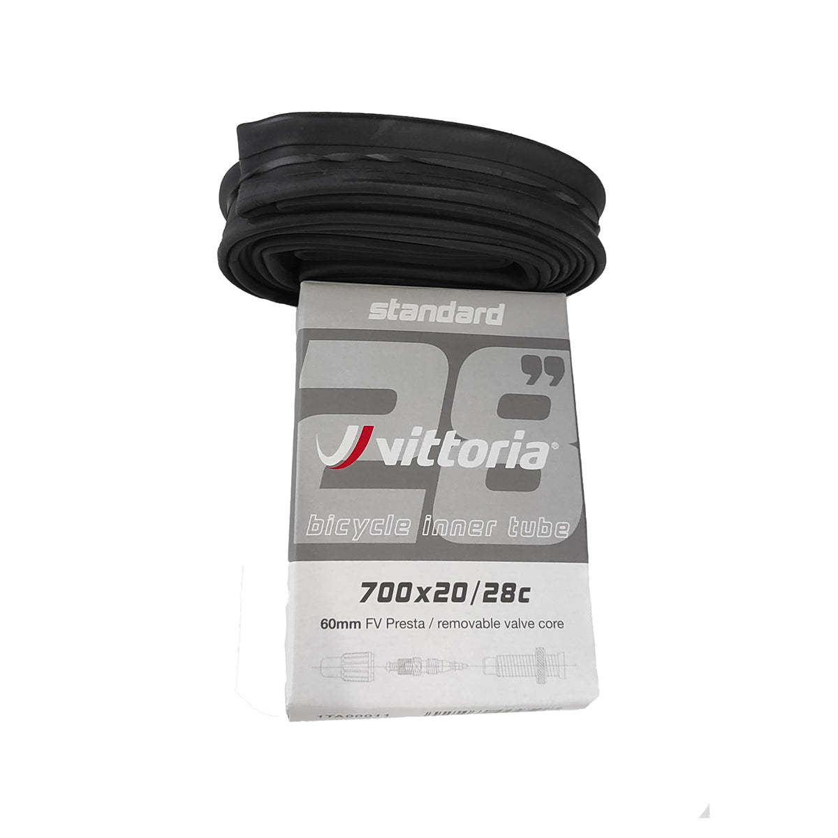 Vittoria 700x20/28C Тонкая клапанная трубка 60 мм FV60