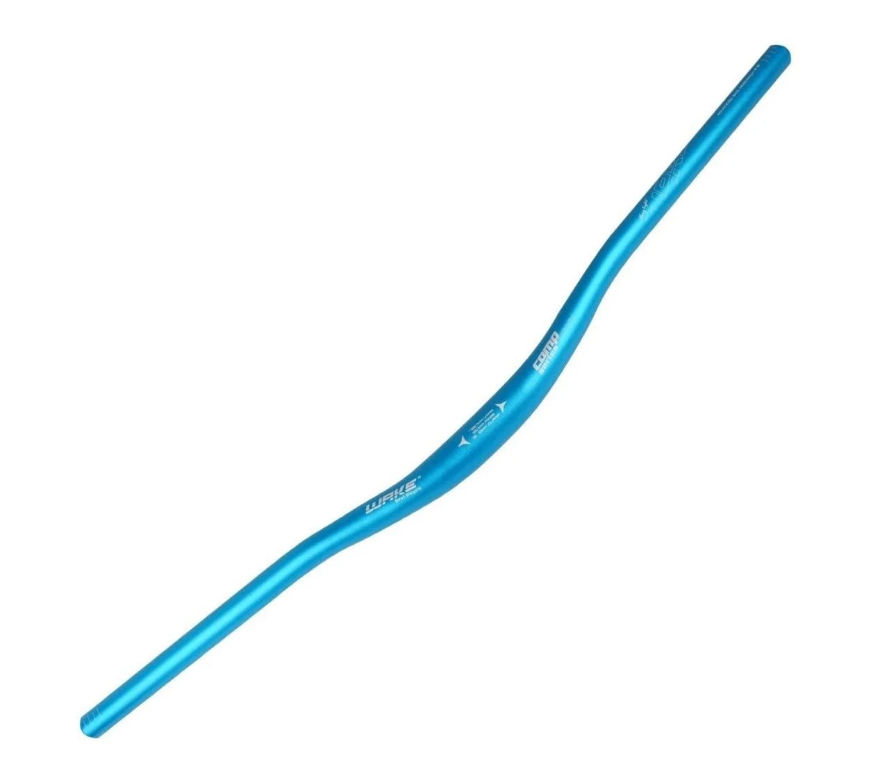 Wake Aluminum Handlebar 780mm Riser 31.8mm Blue