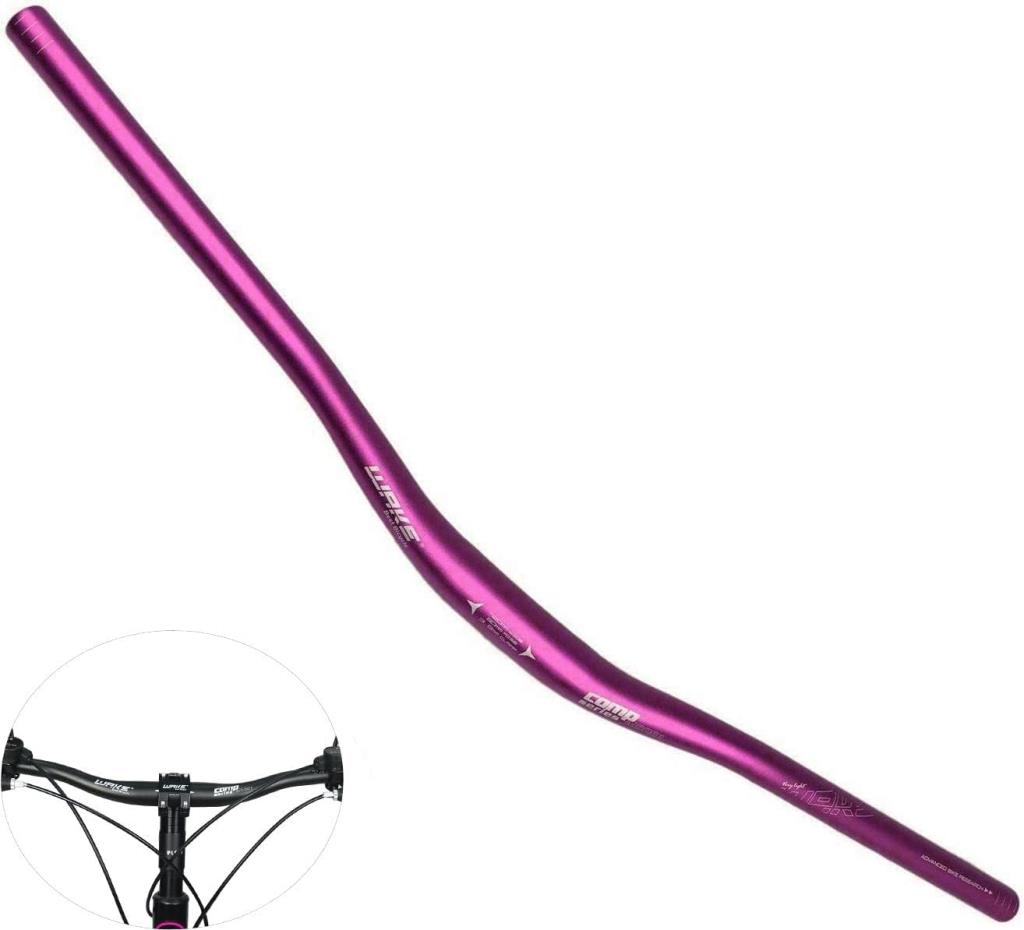Wake Aluminum Handlebar 780mm Riser 31.8mm Purple
