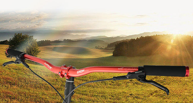 Wake Aluminum Handlebar 780mm Riser 31.8mm Purple