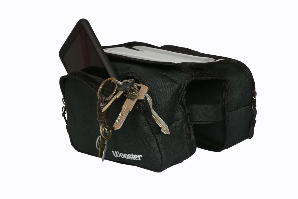 Седельная сумка Wooster BigBag на раме с держателем для телефона