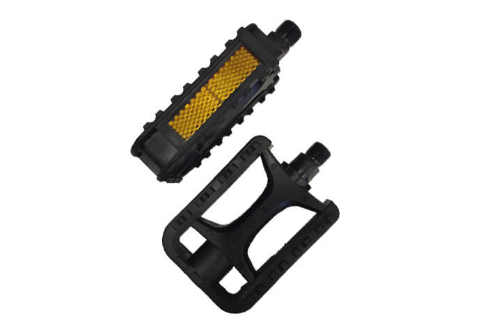 Zozo FP-804 Plastic Bicycle Pedal Ball Black 9/16 Standard
