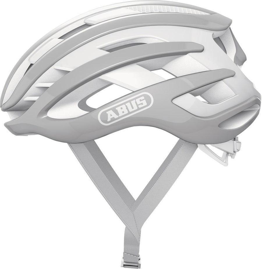 ABUS AirBreaker Road Bike Helmet Pure Grey Small 51-55cm 