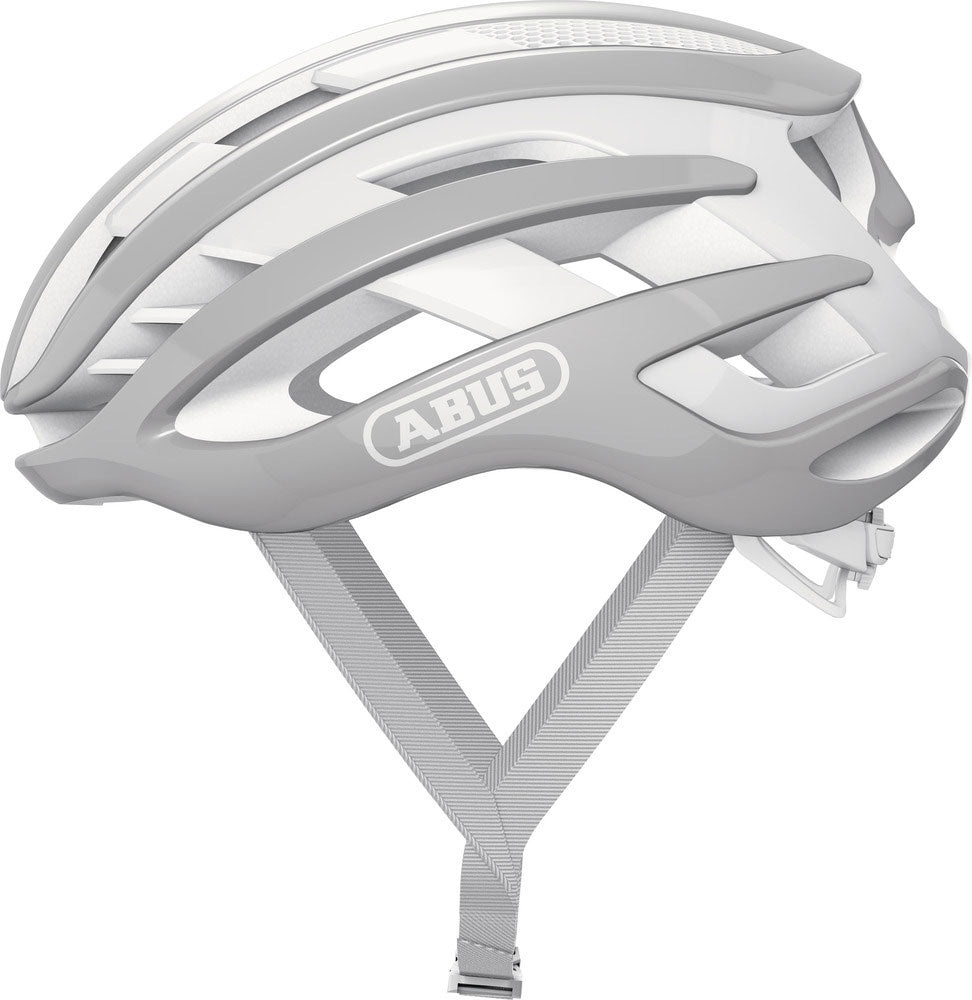 ABUS AirBreaker Yol Bisikleti Kaskı Pure Grey Medium 52-58Cm