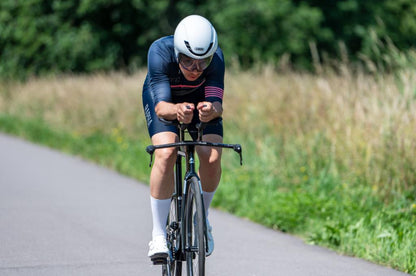 ABUS GameChanger 1.1 TT Time Trial ve Triathlon Kaskı Beyaz Large 57-62Cm