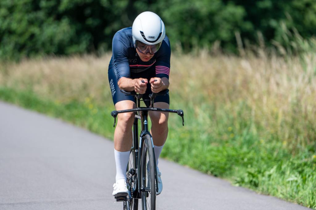 ABUS GameChanger 1.1 TT Time Trial ve Triathlon Kaskı Siyah Medium 54-58Cm