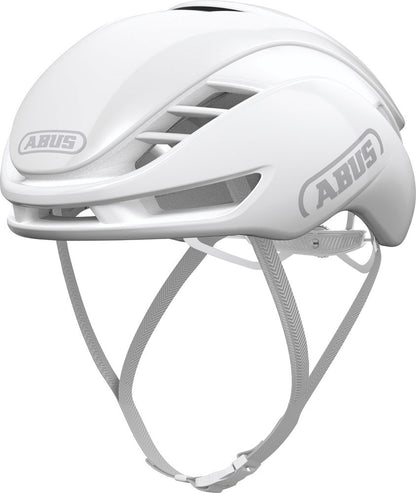 ABUS GameChanger 2.0 Yol Bisikleti Kaskı Pure White Large 57-61Cm