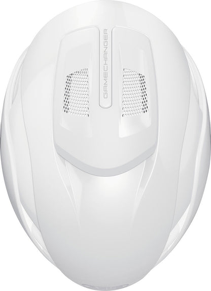 ABUS GameChanger 2.0 Yol Bisikleti Kaskı Pure White Medium 54-58Cm