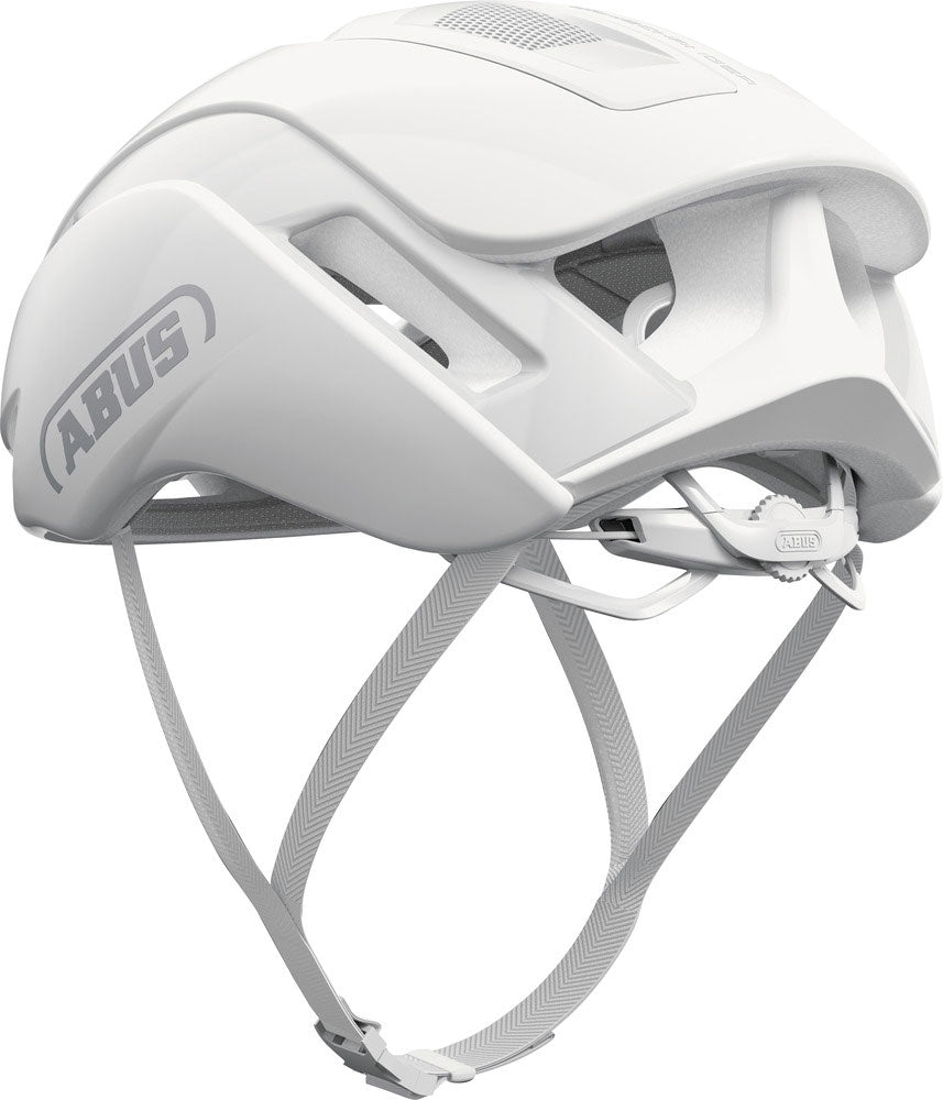 ABUS GameChanger 2.0 Yol Bisikleti Kaskı Pure White Medium 54-58Cm