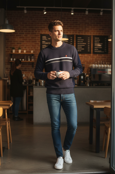 ANTWRP Special Edition Wool Sweater BKW057-L208 