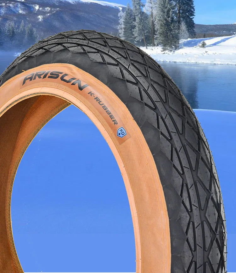 Комплект внутренних и внешних шин Arisun 20x4.0 FatBike Янтарная боковина H5193 AV-35 LST-900