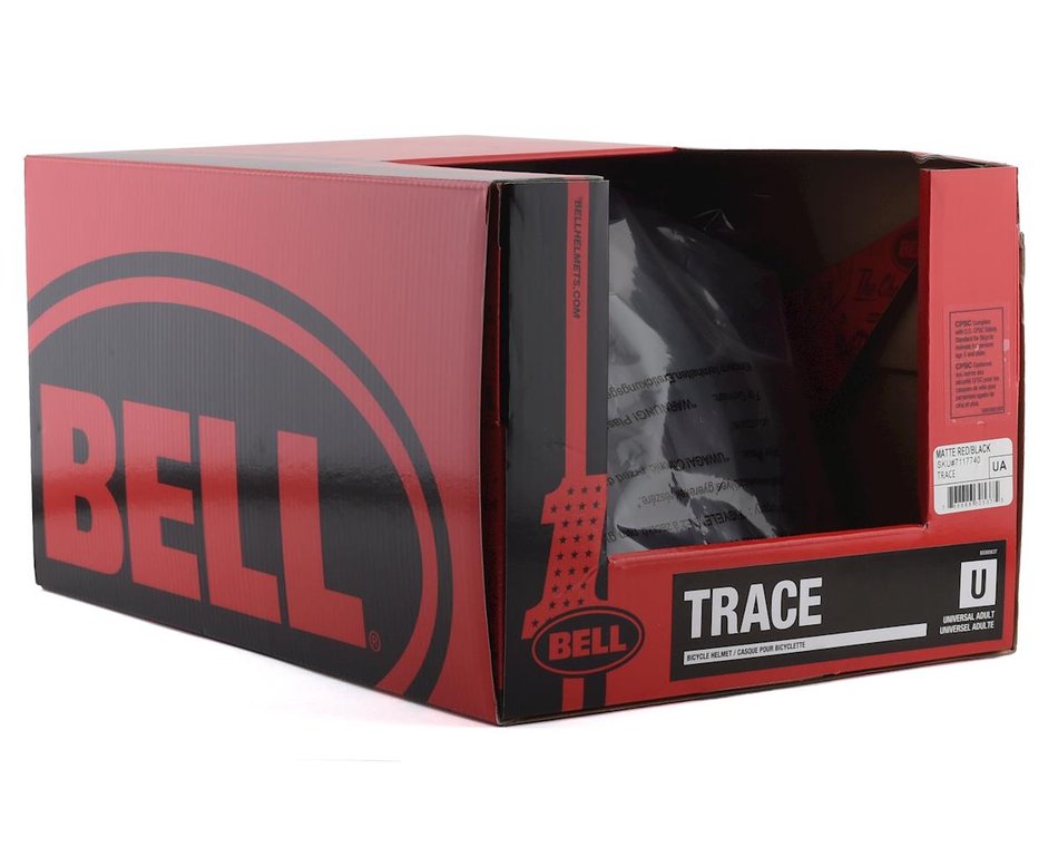 Bell Trace Bisiklet Kaskı Mat Kırmızı 53-60 Cm Unisex