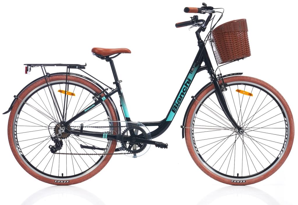 Алюминиевый городской велосипед Bianchi C281 28 Rim 7 Gear V-Brake 2023 модельного года