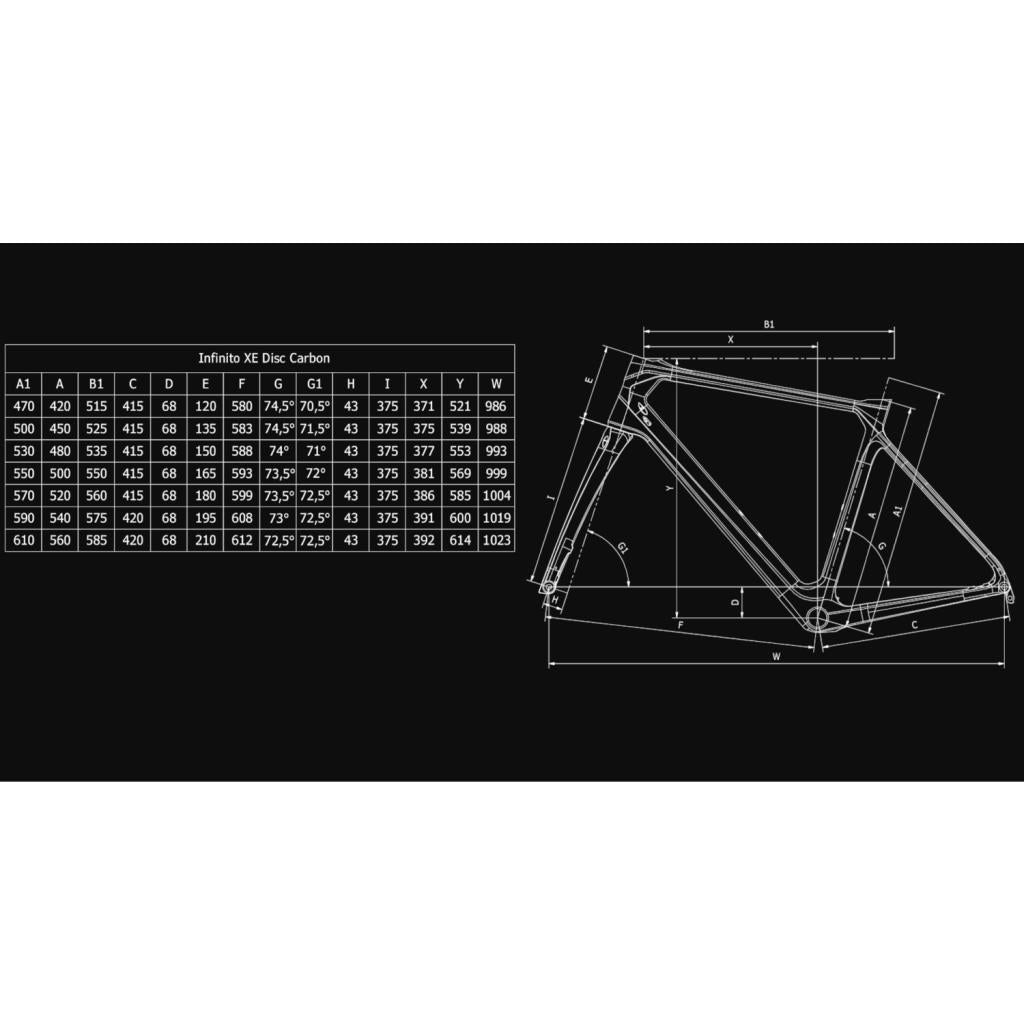 Bianchi INFINITO XE 105 Di2 Karbon Yol Bisikleti 2023 Model 53.5cm Siyah