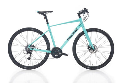Гибридный велосипед Bianchi Nirone Acera Flatbar 2026, 24 скорости YTBB8S