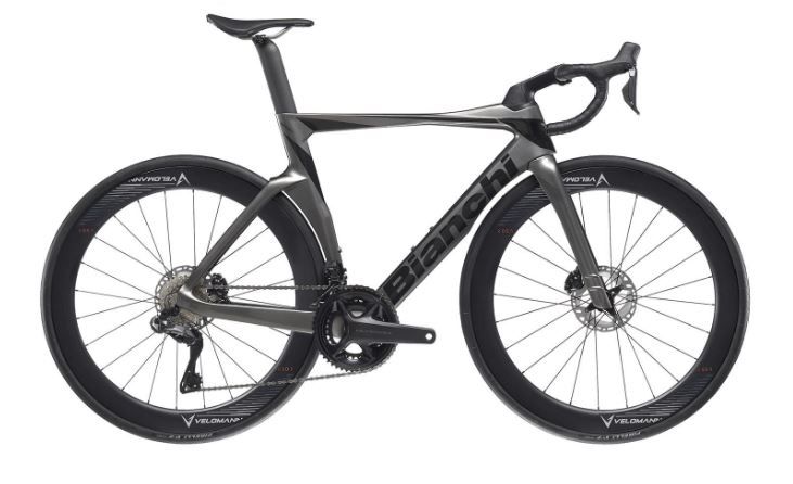 Карбоновый шоссейный велосипед Bianchi Oltre Ultegra Di2 55 см, модель 2024 г.