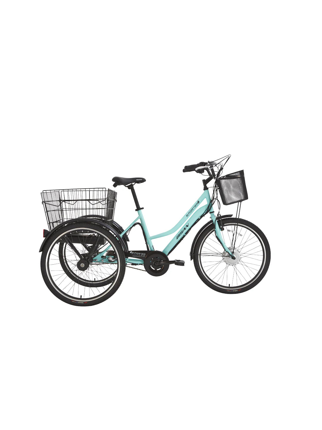 Bisan E-Porter LX 3-Wheel Electric Bicycle 2026