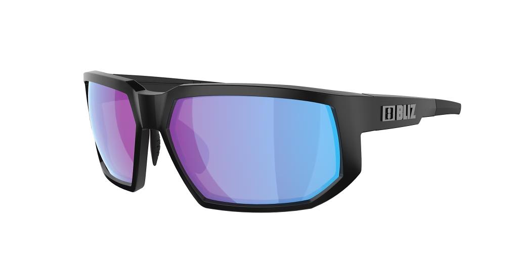 BLIZ Arrow Güneş Gözlüğü Matt Black Frame Nano Optics Nordic Light Begonia Violet With Blue Multi Lens ZB70140263