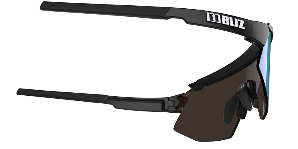 BLIZ Breeze Güneş Gözlüğü Matt Black Frame Brown With Blue Multi Lens ZB70020441