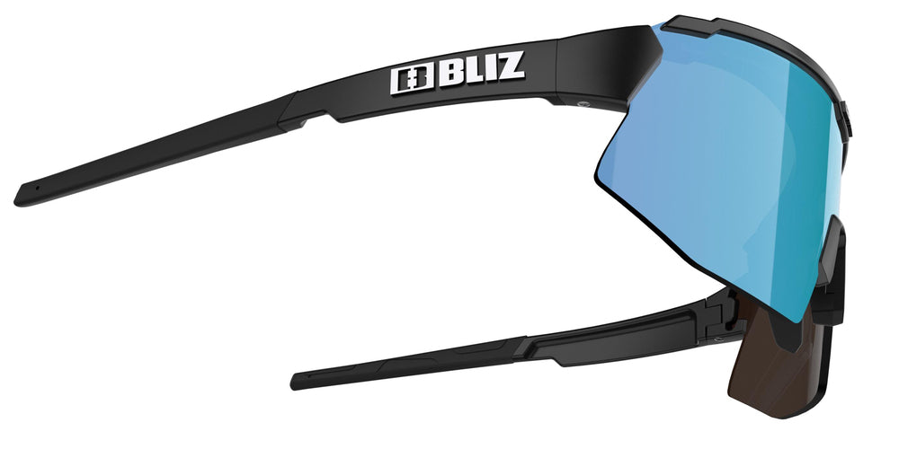 BLIZ Breeze Güneş Gözlüğü Matt Black Frame Brown With Blue Multi Lens ZB70020441