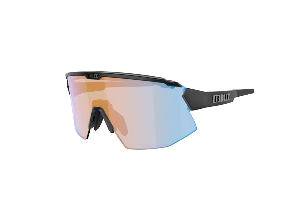 BLIZ Breeze Güneş Gözlüğü Nano Optics Nordic Light MAtt Black Frame Coral With Blue Multi Lens ZB70020241