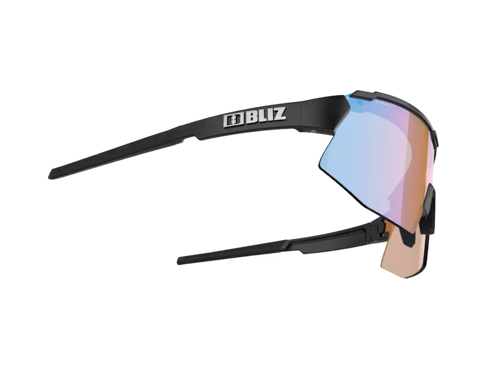 BLIZ Breeze Güneş Gözlüğü Nano Optics Nordic Light MAtt Black Frame Coral With Blue Multi Lens ZB70020241