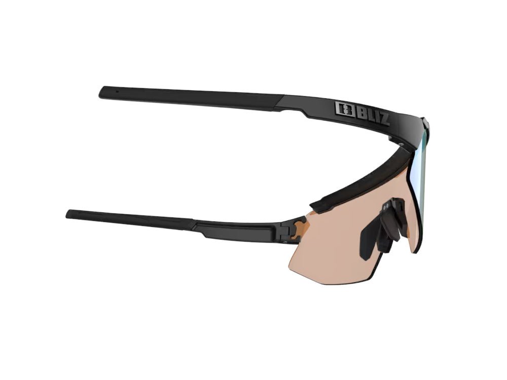 BLIZ Breeze Güneş Gözlüğü Nano Optics Nordic Light MAtt Black Frame Coral With Blue Multi Lens ZB70020241