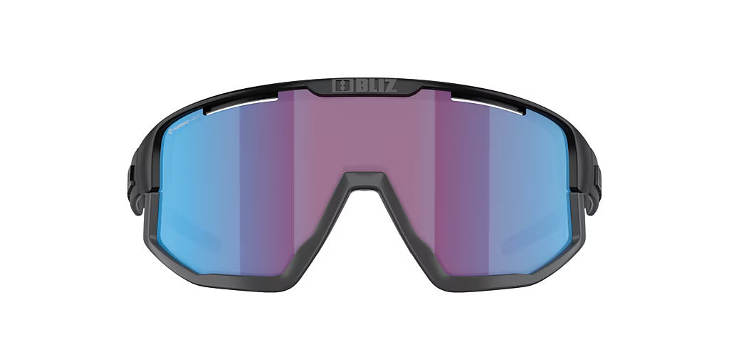 BLIZ Fusion Güneş Gözlüğü Nano Optics Nordic Light Matt Black Frame Begonia With Blue Multi Lens ZB70050633