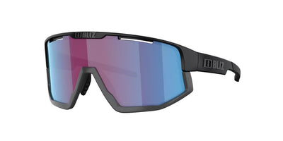 Солнцезащитные очки BLIZ Fusion Nano Optics Nordic Light, матовая черная оправа Begonia с синими мультилинзами ZB70050633